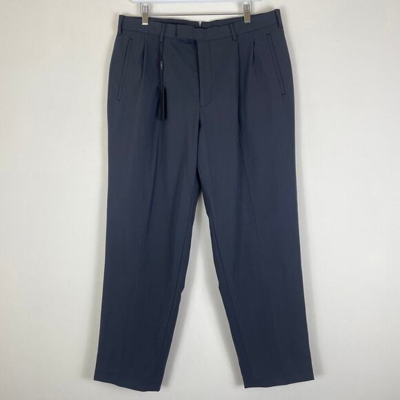 Sene Men’s Soho FlexTech Pants Dark Gray Stretch 35x29 - Picture 1 of 7